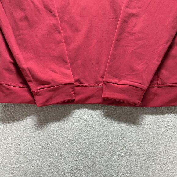 PYNRS Sweatshirt Mens Large Red Performance Streetwear Crewneck Zipper Pocket - Picture 10 of 11